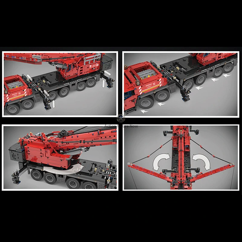 Remote-Controlled 4460-Piece Tower Crane Building Construction Blocks Engineering Set Remote-Controlled 4460-Piece Tower Crane Building Construction Blocks Engineering Set