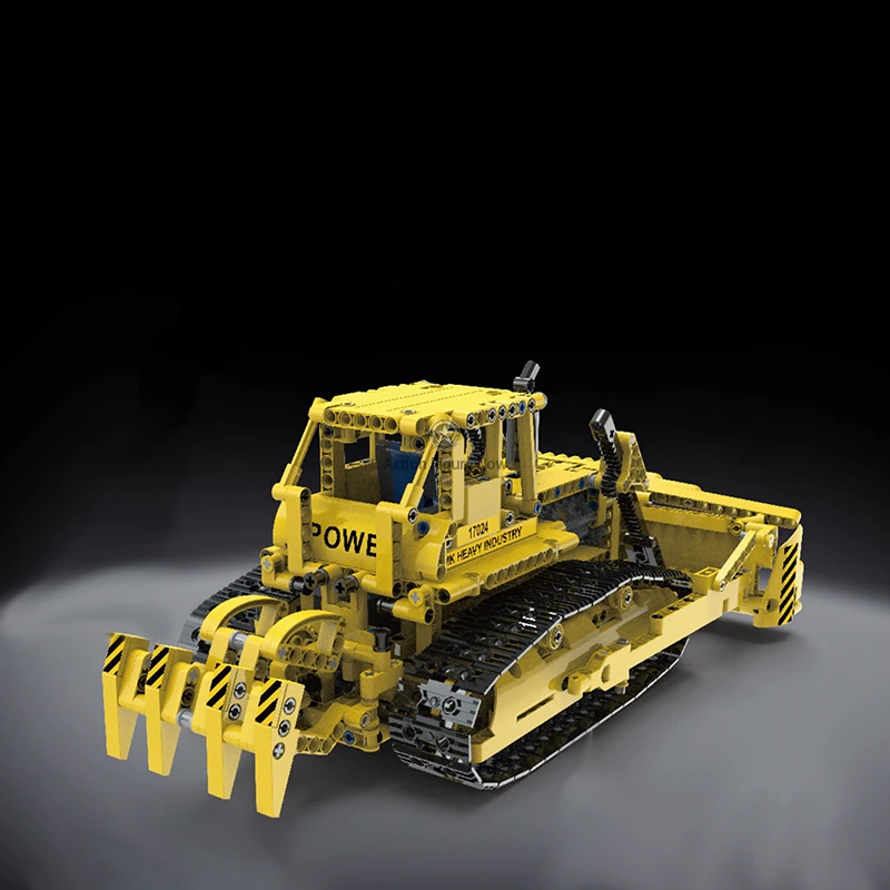 1002-Piece Remote Control Bulldozer 1002-Piece Remote Control Bulldozer