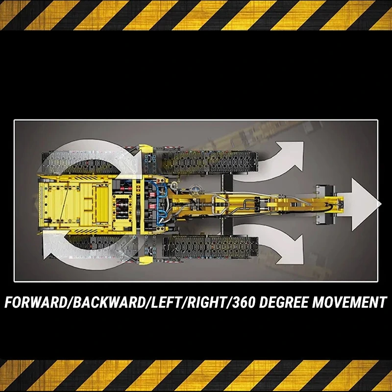 Remote Control Transforming Excavator 2236 Pieces Remote Control Transforming Excavator 2236 Pieces