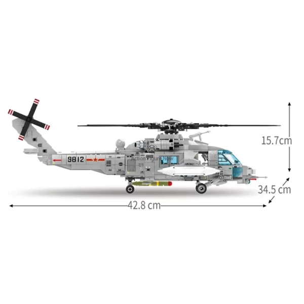 Z-20 Attack Helicopter - 934pcs