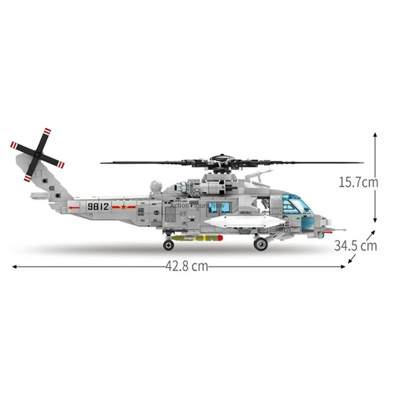 Z-20 Attack Helicopter - 934pcs Z-20 Attack Helicopter - 934pcs