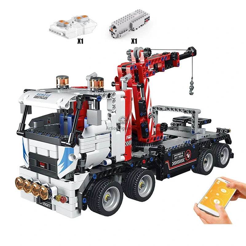 937-piece Remote Control Tow Truck 937-piece Remote Control Tow Truck