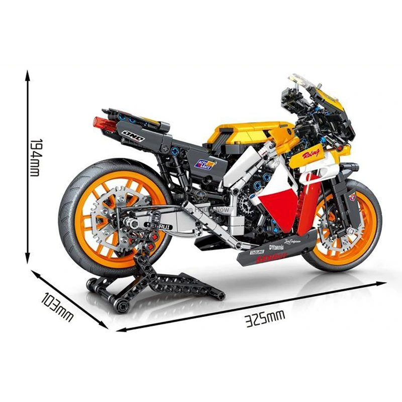 Orange Demon Motorsports Bike 700pcs Orange Demon Motorsports Bike 700pcs