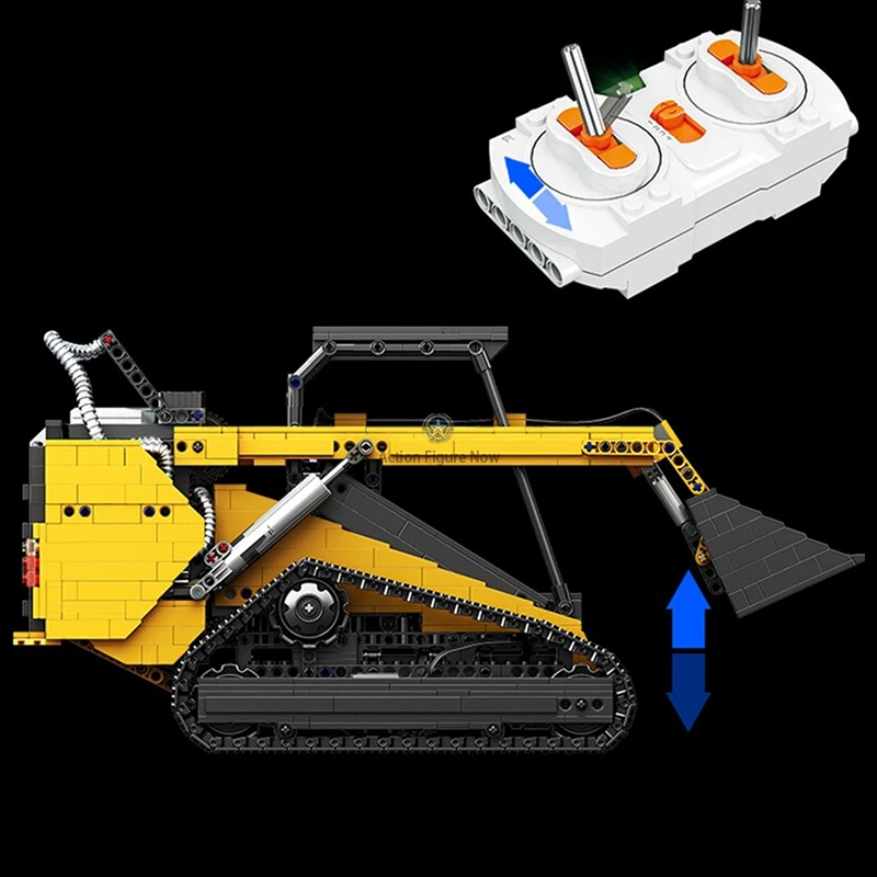 1800-Piece Remote-Controlled Compact Track Loader 1800-Piece Remote-Controlled Compact Track Loader