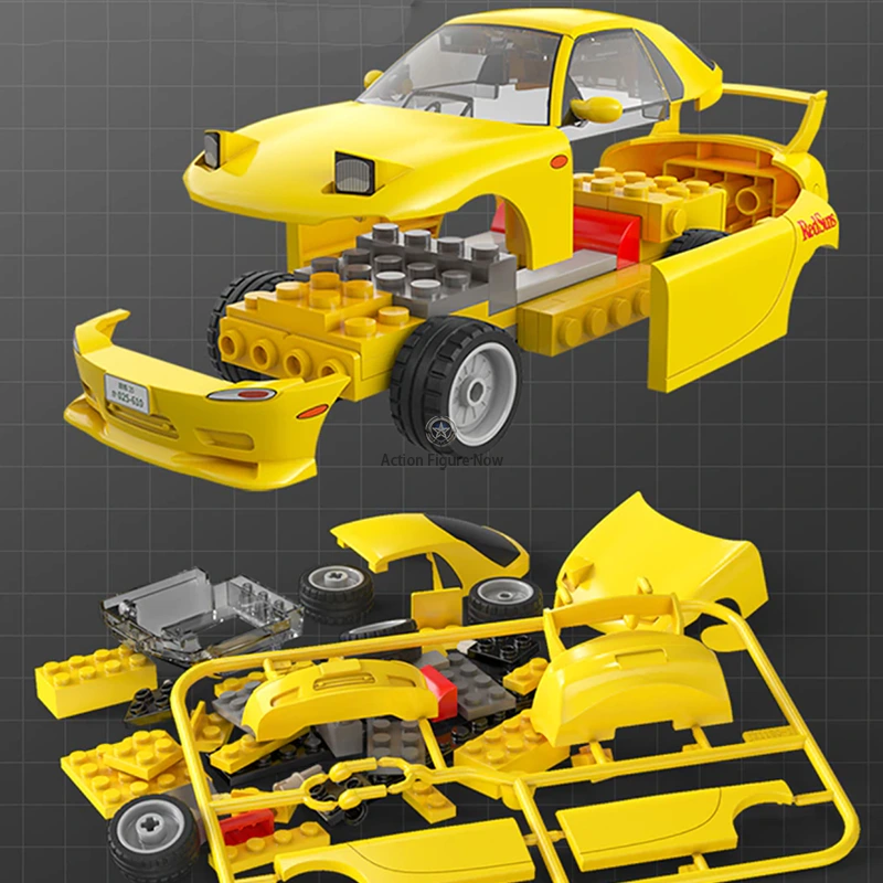 1597pcs Initial D Building Blocks Bundle 1597pcs Initial D Building Blocks Bundle