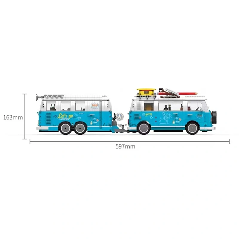 Holiday Camper with Trailer - 2775 Pieces Holiday Camper with Trailer - 2775 Pieces