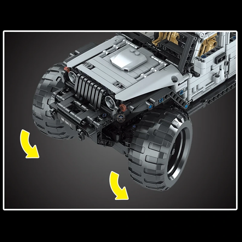 1287PCS Remote Control Oversized Off-Roading Vehicle 1287PCS Remote Control Oversized Off-Roading Vehicle