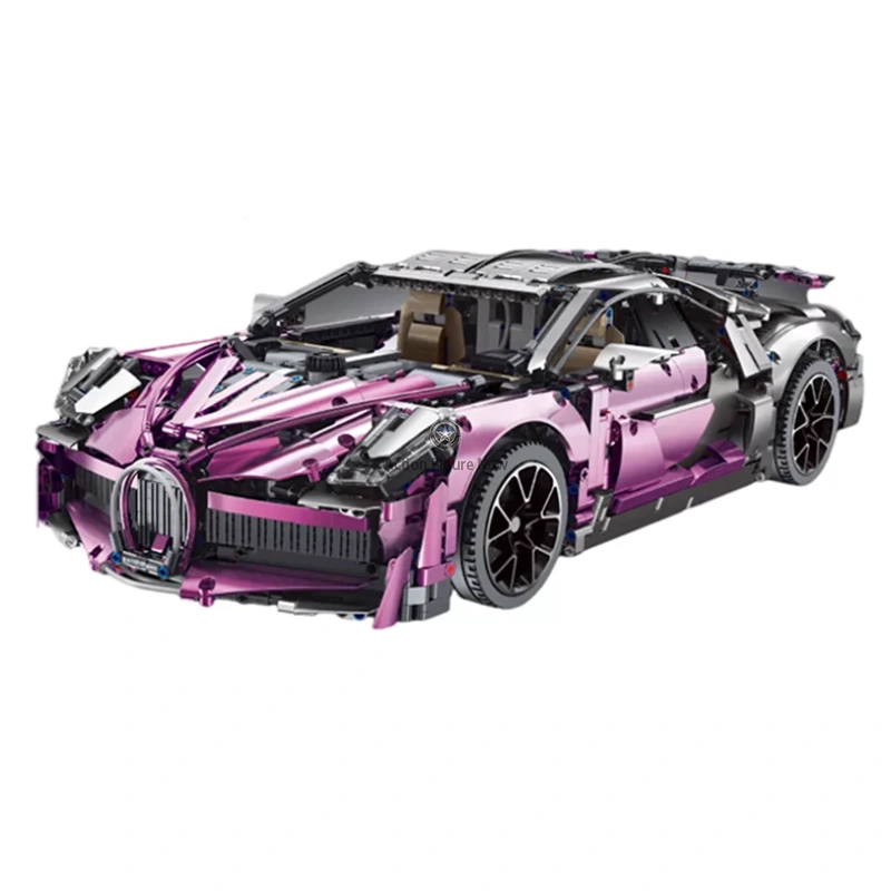 Pink Devil Hypercar Model 3728pcs Pink Devil Hypercar Model 3728pcs