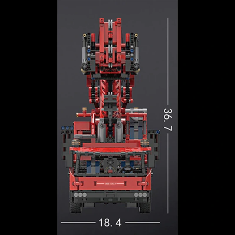 Remote-Controlled 4460-Piece Tower Crane Building Construction Blocks Engineering Set Remote-Controlled 4460-Piece Tower Crane Building Construction Blocks Engineering Set