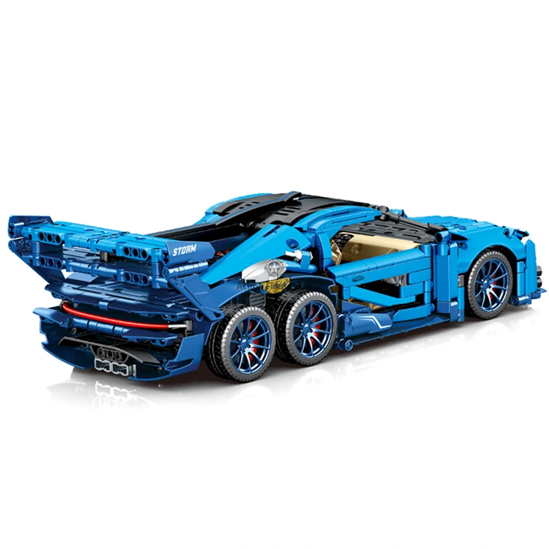1554-Piece Six-Wheeled Hypercar 1554-Piece Six-Wheeled Hypercar