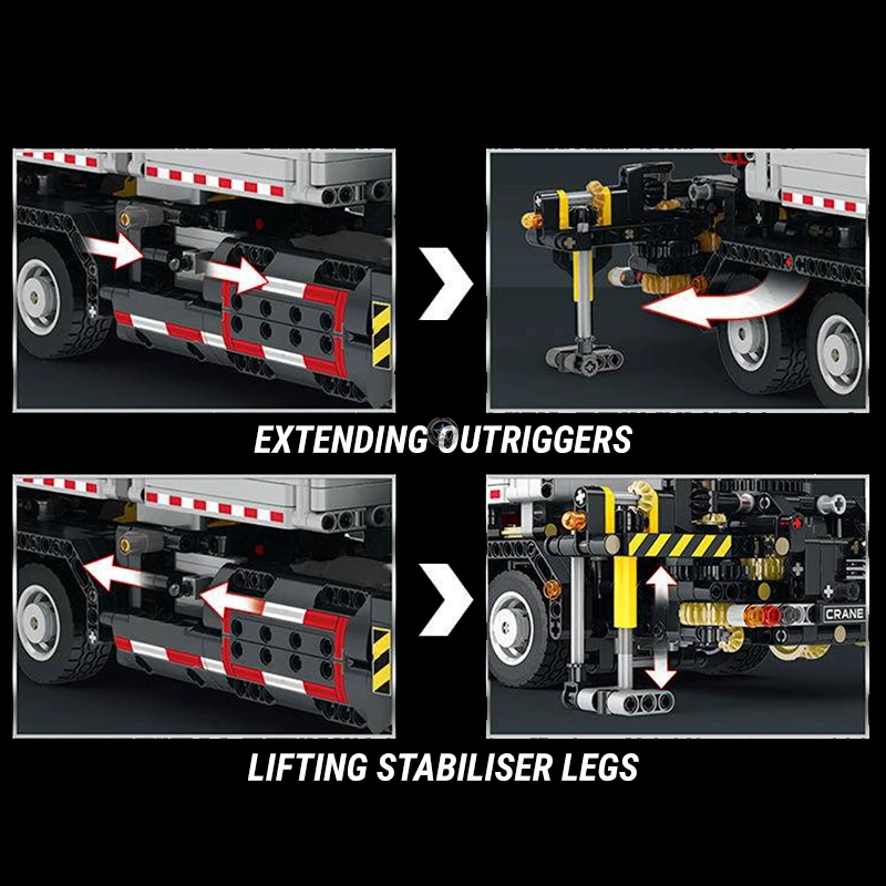 2327pcs Remote Control Crane Truck 2327pcs Remote Control Crane Truck