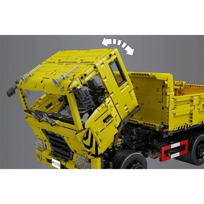 3-Way Remote Control Dump Truck with 3,205 Pieces 3-Way Remote Control Dump Truck with 3,205 Pieces