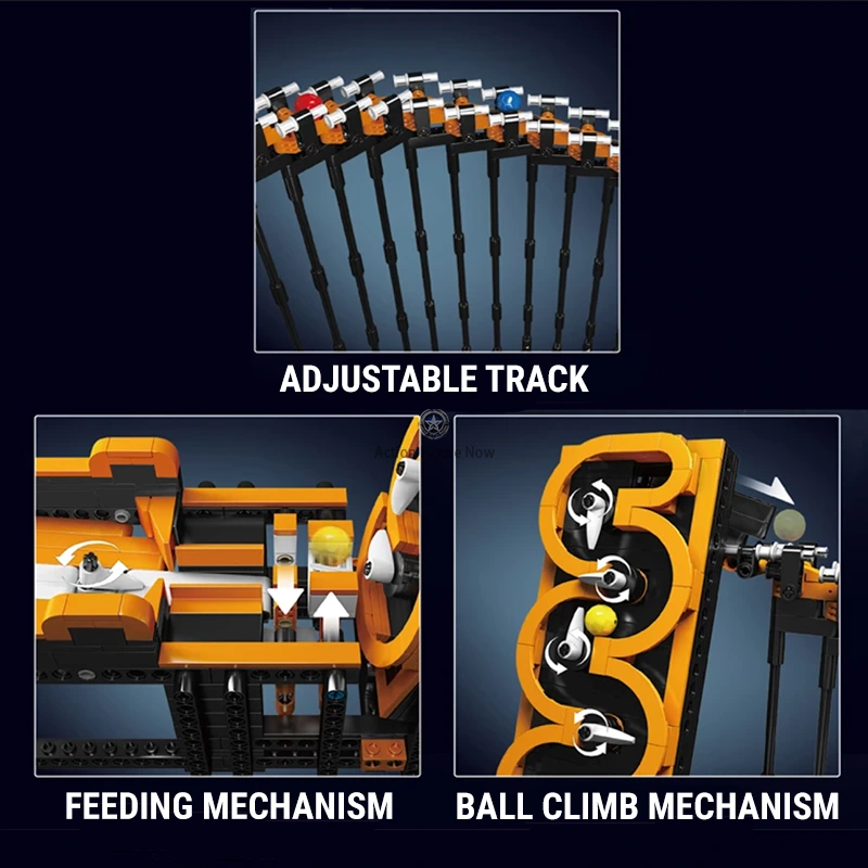Motorised GBC Harp Track Marble Maze 1508pcs Motorised GBC Harp Track Marble Maze 1508pcs