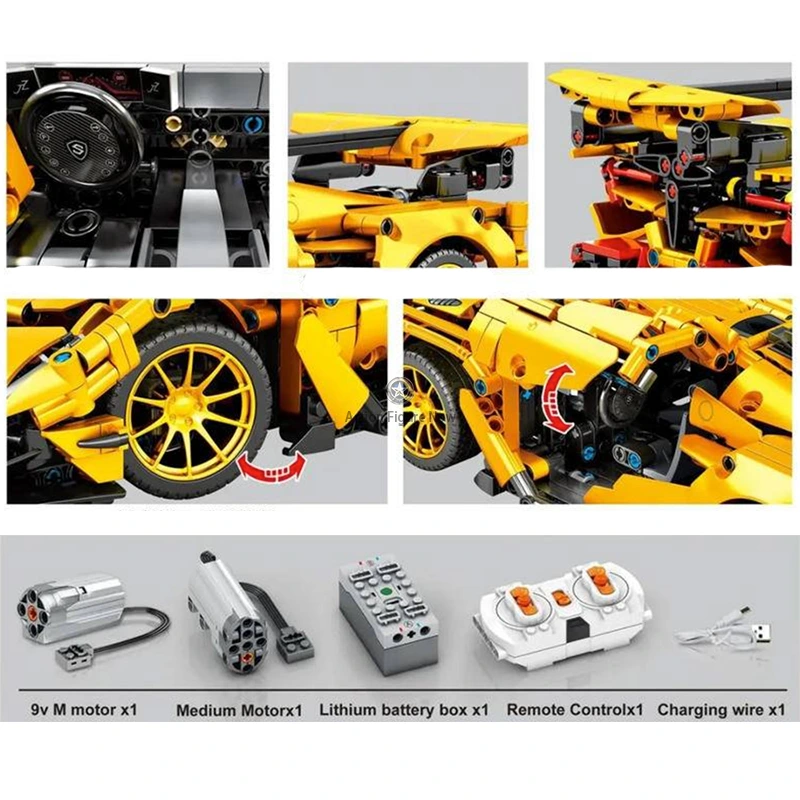 1056PCS Remote Controlled Swedish Hypercar 1056PCS Remote Controlled Swedish Hypercar