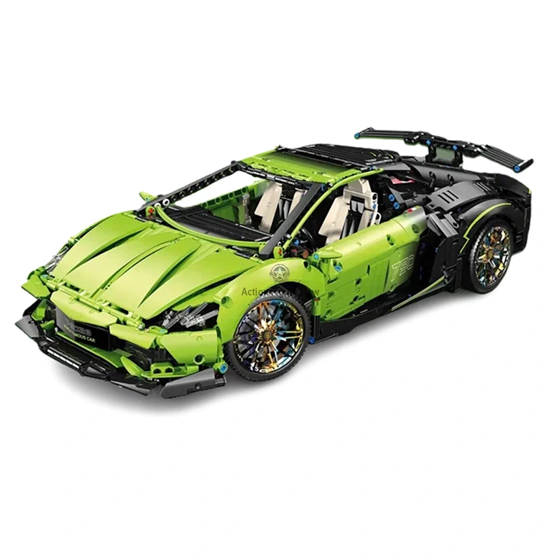 Neon Lights Remote Controlled Supercar (2208pcs) Neon Lights Remote Controlled Supercar (2208pcs)