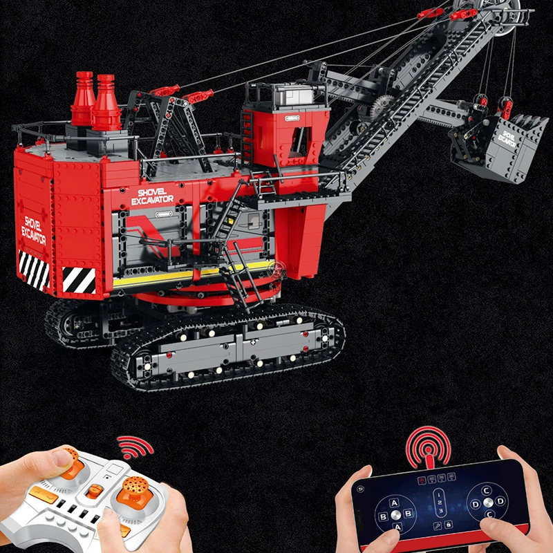 Remote Control Rope Shovel 2968 Piece Engineering Building Blocks Remote Control Rope Shovel 2968 Piece Engineering Building Blocks