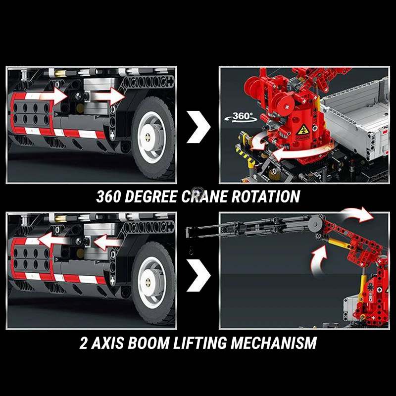 2327pcs Remote Control Crane Truck 2327pcs Remote Control Crane Truck