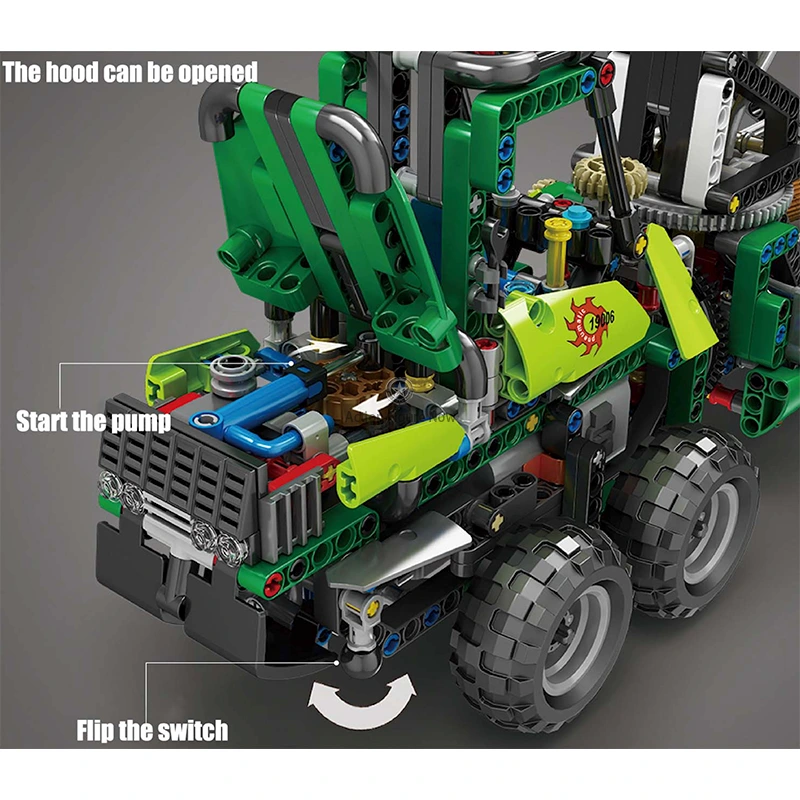 937-Piece Pneumatic Logging Truck 937-Piece Pneumatic Logging Truck