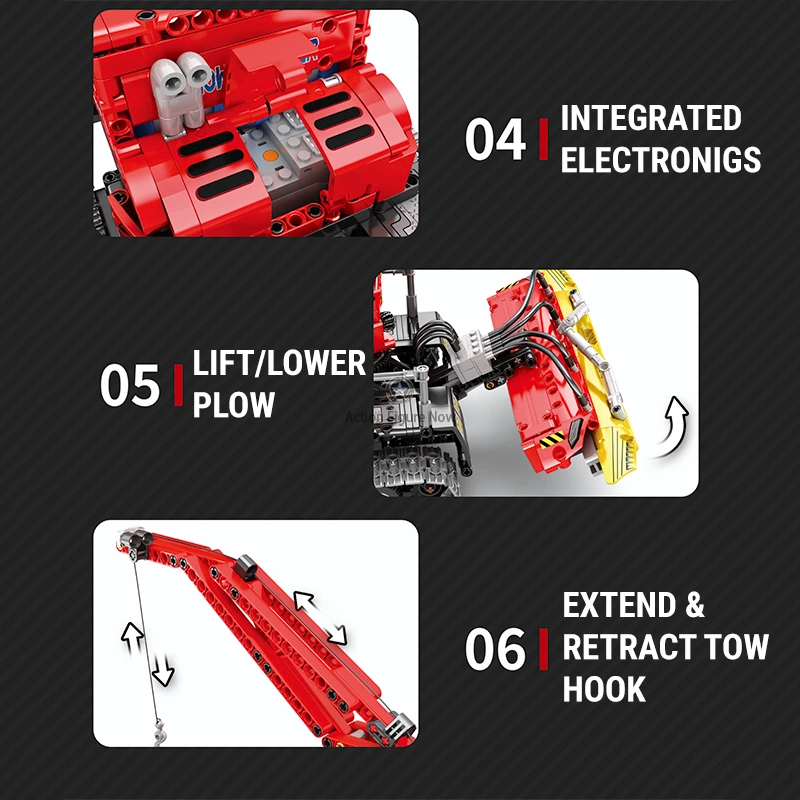 1099pcs Technic Remote Controlled Snow Groomer 1099pcs Technic Remote Controlled Snow Groomer