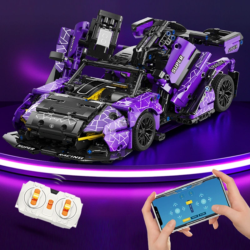 Electric Purple Master of Monaco Building Blocks Set (1226 Pieces) Electric Purple Master of Monaco Building Blocks Set (1226 Pieces)