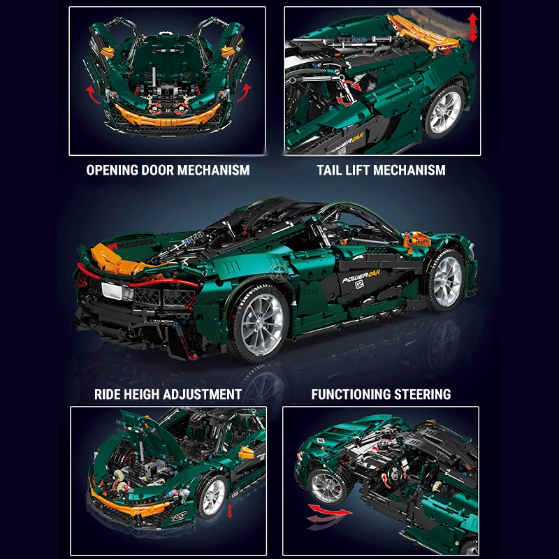 Bugatti Veyron 16.4 Grand Sport Vitesse "British Racing Green" 3238pcs Bugatti Veyron 16.4 Grand Sport Vitesse "British Racing Green" 3238pcs