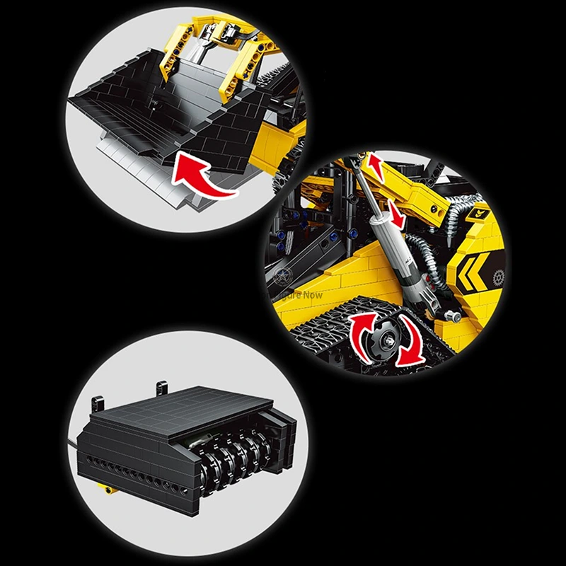 1800-Piece Remote-Controlled Compact Track Loader 1800-Piece Remote-Controlled Compact Track Loader