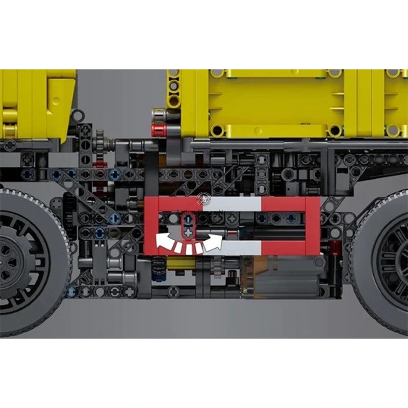 3-Way Remote Control Dump Truck with 3,205 Pieces 3-Way Remote Control Dump Truck with 3,205 Pieces