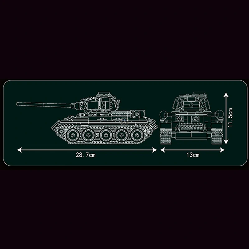 799pcs Remote Control T-34 Tank 799pcs Remote Control T-34 Tank