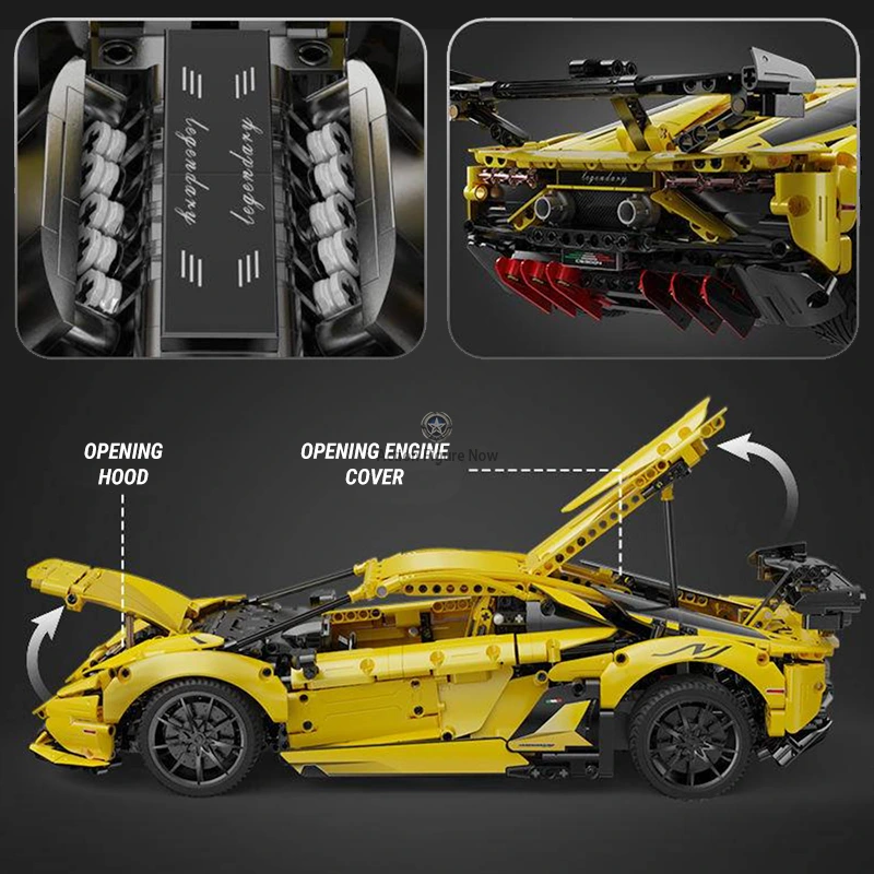 Remote Controlled Lamborghini Aventador 1805pcs Remote Controlled Lamborghini Aventador 1805pcs