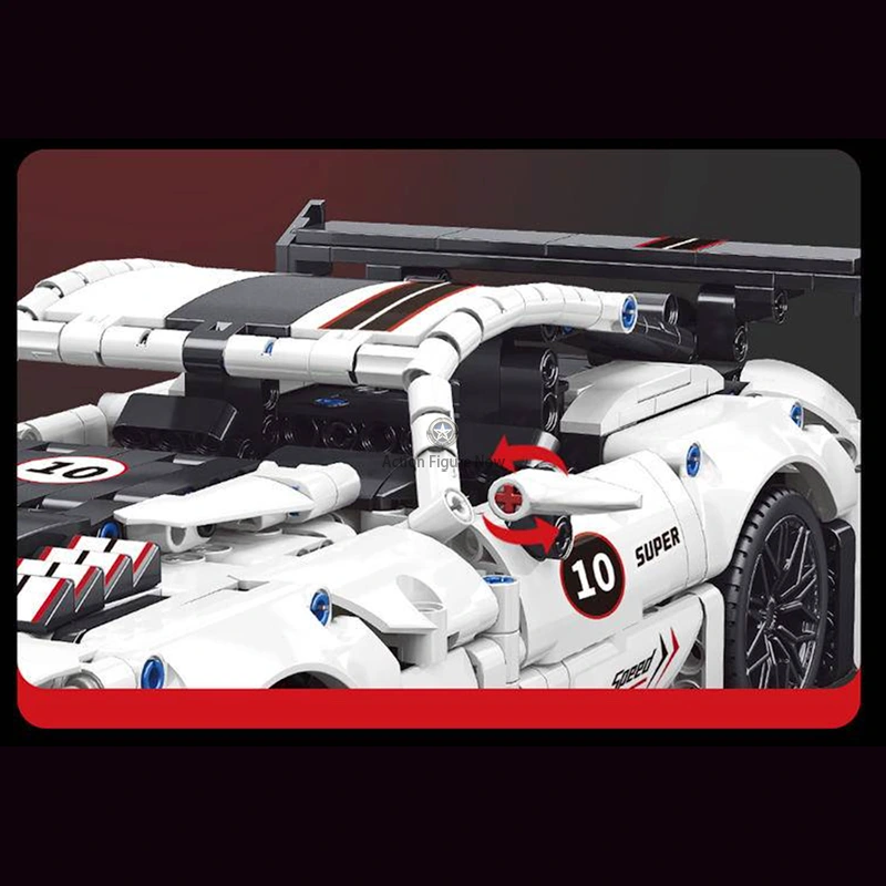 1059-Piece Remote Controlled Electric Hypercar 1059-Piece Remote Controlled Electric Hypercar
