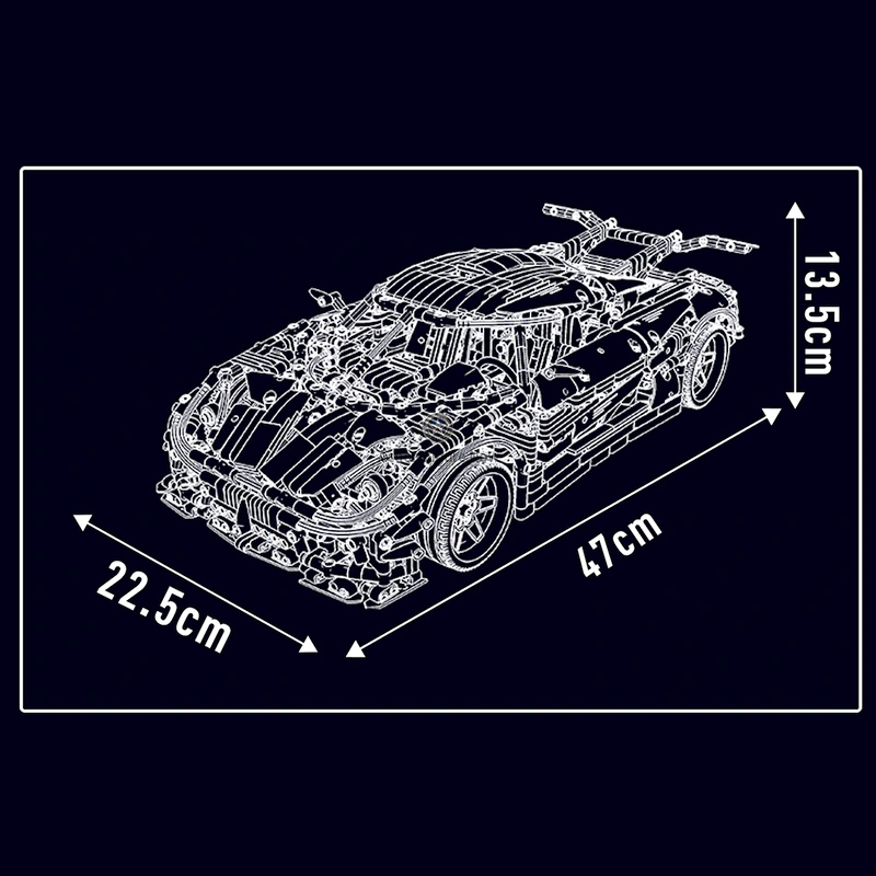 Swedish Race Edition Hypercar 3064pcs Swedish Race Edition Hypercar 3064pcs