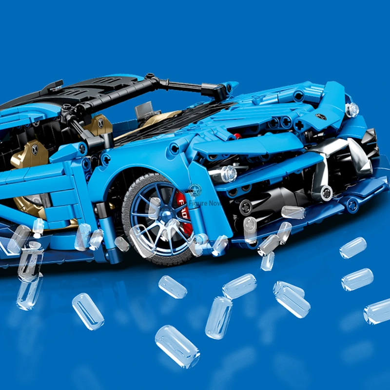 1554-Piece Six-Wheeled Hypercar 1554-Piece Six-Wheeled Hypercar