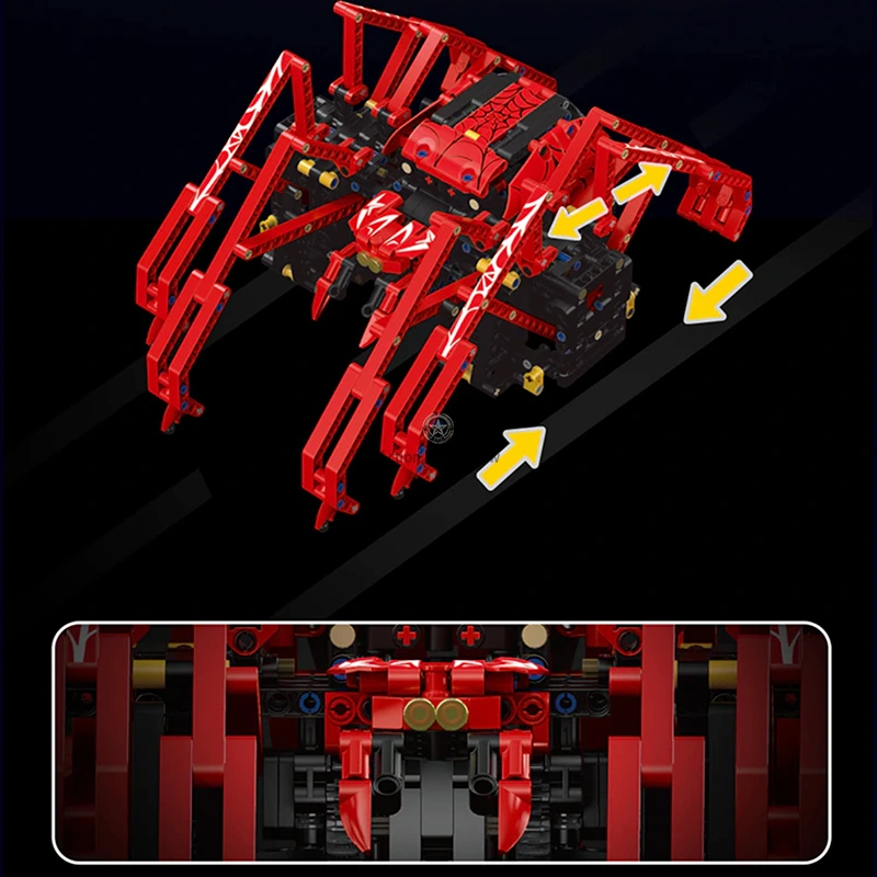 817pcs Remote Controlled Programmable Robot Spider 817pcs Remote Controlled Programmable Robot Spider