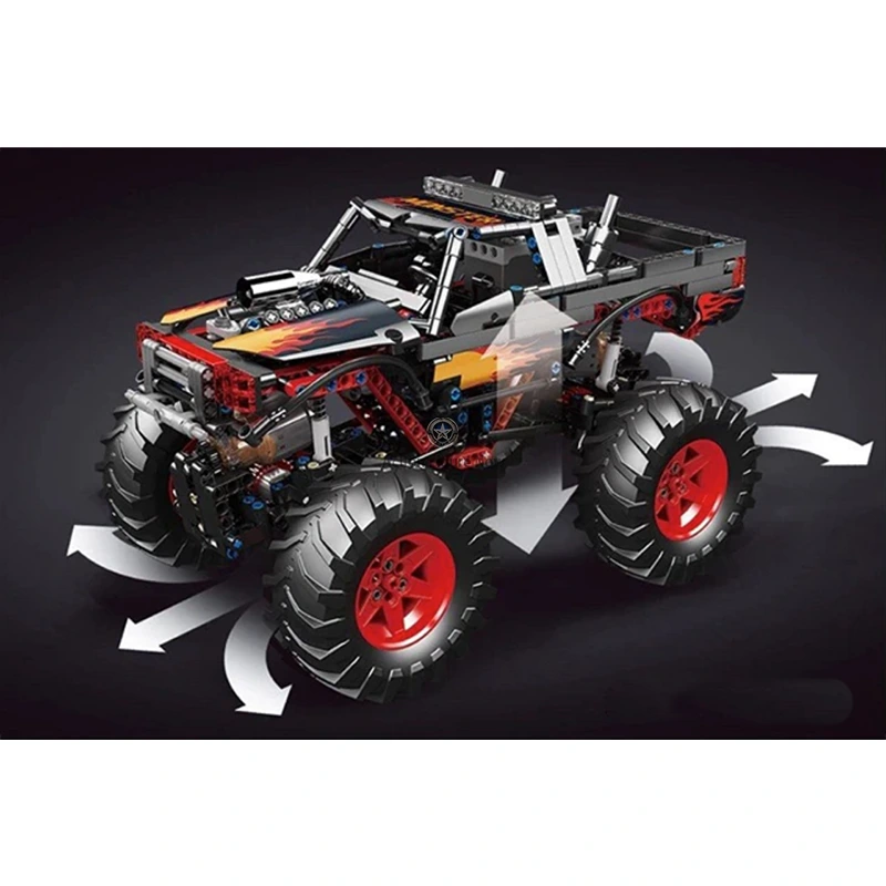 888-Piece Remote Control Monster Truck 888-Piece Remote Control Monster Truck
