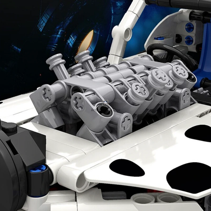 986-Piece All-Terrain Dalmatian Monster Truck 986-Piece All-Terrain Dalmatian Monster Truck