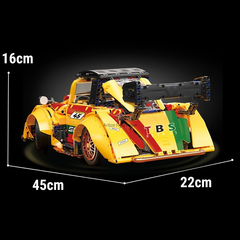 Limited Edition Slammed Cuban Cruiser 2,368-Piece Supercar Building Blocks Set Limited Edition Slammed Cuban Cruiser 2,368-Piece Supercar Building Blocks Set
