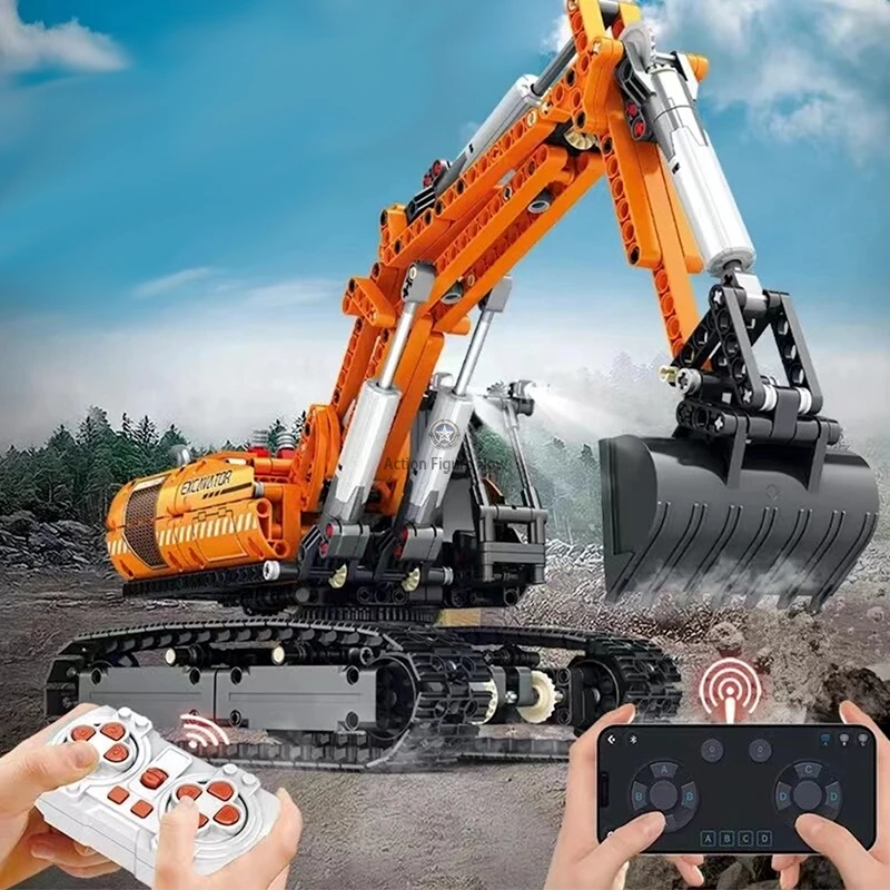 1105-Piece Remote Control Excavator 1105-Piece Remote Control Excavator