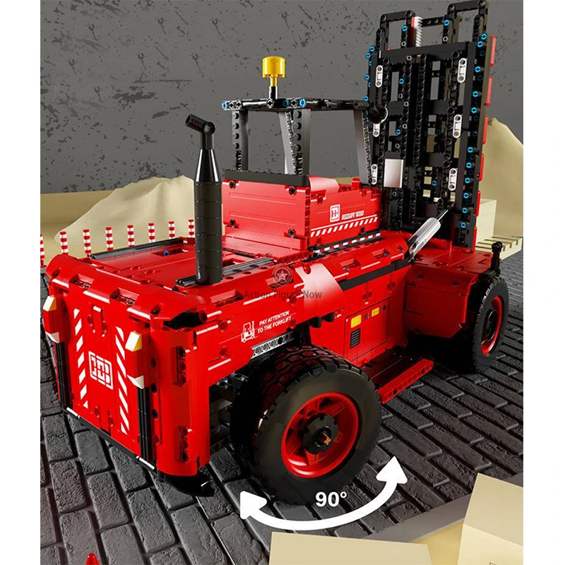 Heavy-Duty Remote-Controlled Forklift (2015+ Pieces) Heavy-Duty Remote-Controlled Forklift (2015+ Pieces)