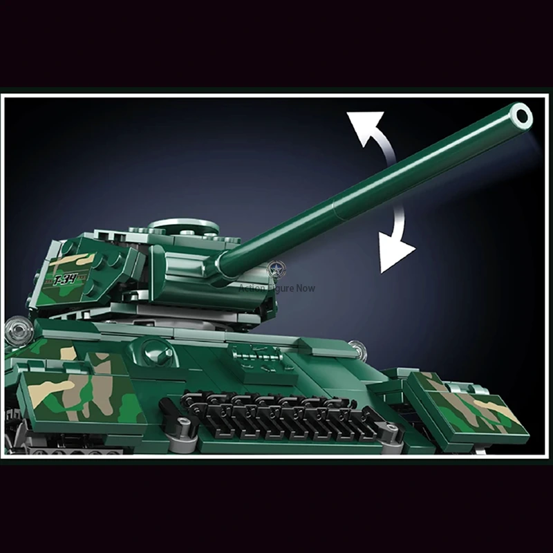 799pcs Remote Control T-34 Tank 799pcs Remote Control T-34 Tank