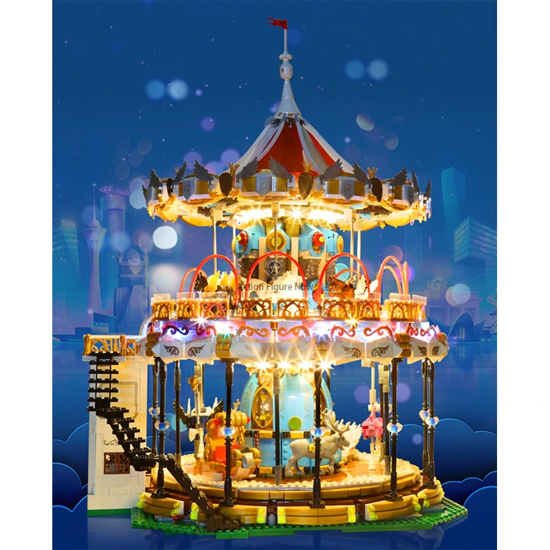 Motorized Merry-Go-Round with 5,085 Pieces Motorized Merry-Go-Round with 5,085 Pieces