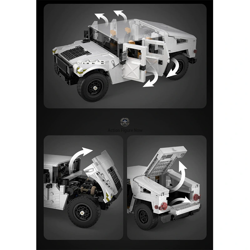 1380 Piece Remote Controlled H1 Humvee Model 1380 Piece Remote Controlled H1 Humvee Model