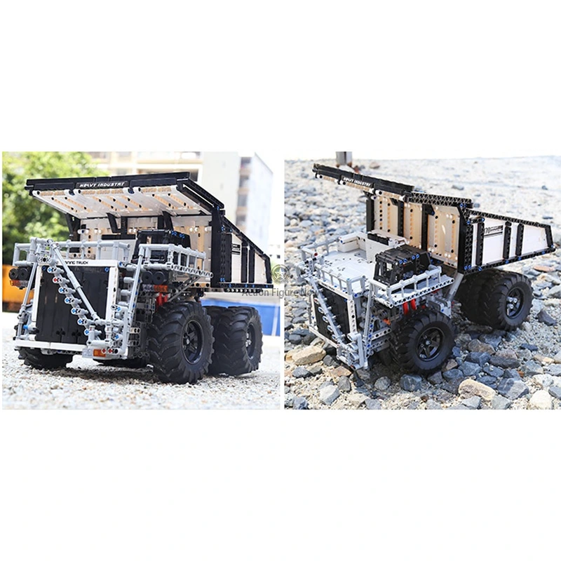 Remote-Controlled Large-Scale Mining Dump Truck: Building Block Set (2010 Pieces) Remote-Controlled Large-Scale Mining Dump Truck: Building Block Set (2010 Pieces)