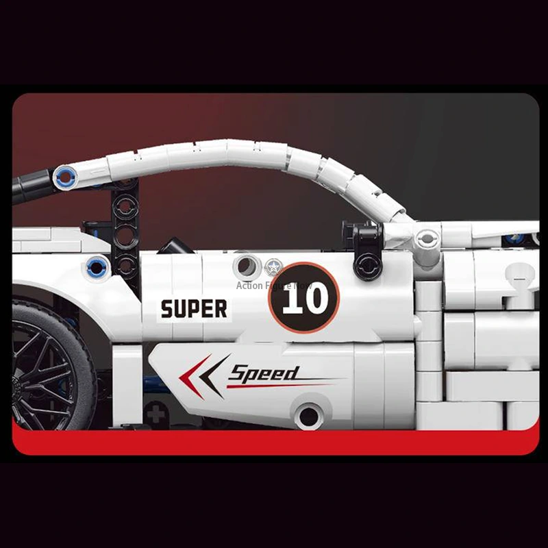 1059-Piece Remote Controlled Electric Hypercar 1059-Piece Remote Controlled Electric Hypercar