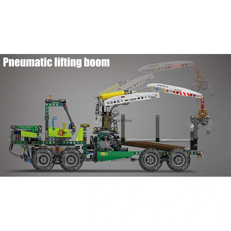937-Piece Pneumatic Logging Truck 937-Piece Pneumatic Logging Truck