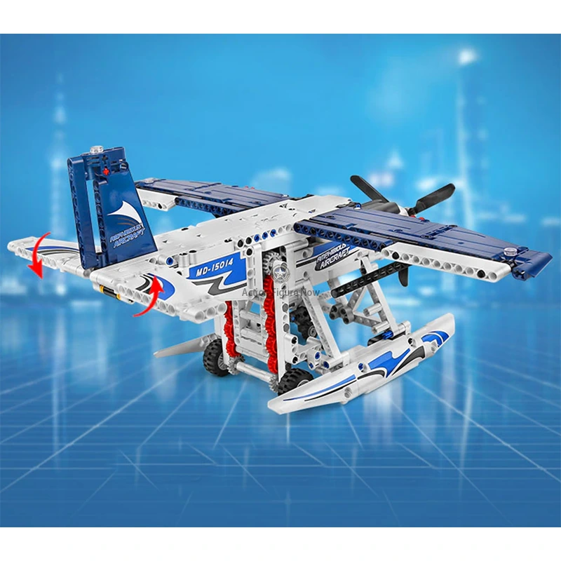 RC Amphibious Plane Building Blocks (556 Pieces) RC Amphibious Plane Building Blocks (556 Pieces)