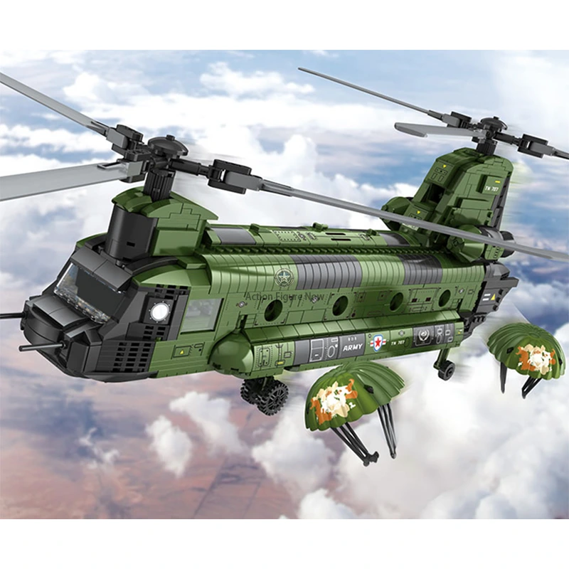 Army Transport Helicopter Building Blocks Toy - 1621 PCS Army Transport Helicopter Building Blocks Toy - 1621 PCS