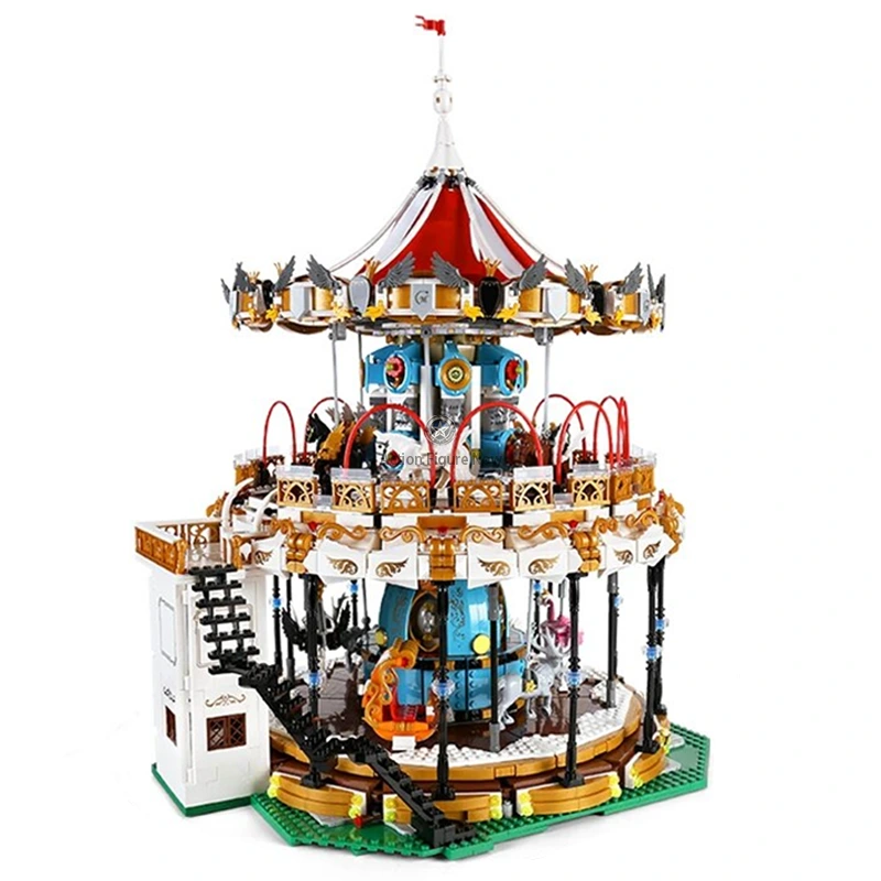 Motorized Merry-Go-Round with 5,085 Pieces Motorized Merry-Go-Round with 5,085 Pieces