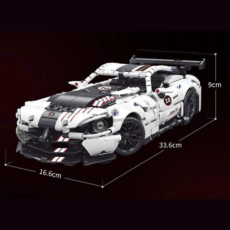 1059-Piece Remote Controlled Electric Hypercar 1059-Piece Remote Controlled Electric Hypercar