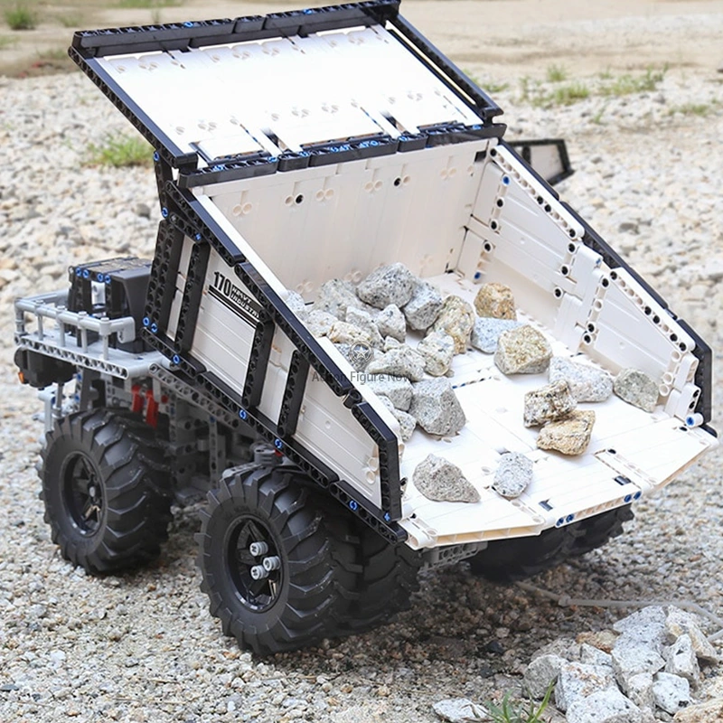 Remote-Controlled Large-Scale Mining Dump Truck: Building Block Set (2010 Pieces) Remote-Controlled Large-Scale Mining Dump Truck: Building Block Set (2010 Pieces)