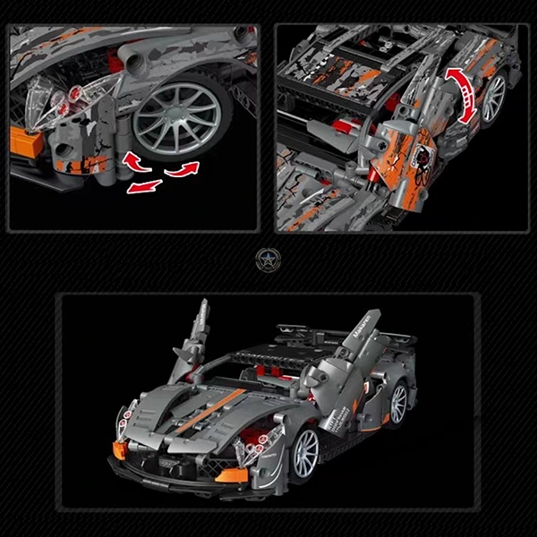 British Hypercar Remote Control Building Block Set (1142 Pieces) British Hypercar Remote Control Building Block Set (1142 Pieces)